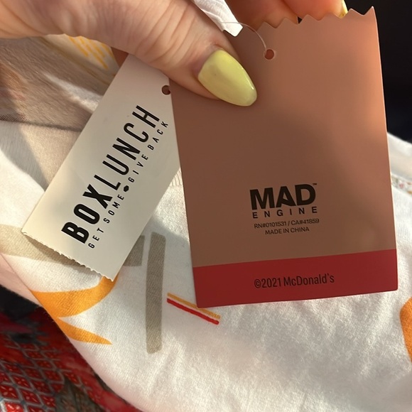 McDonald’s Graphic Tee Shirt NWT Size 3XL Mens Meal Fries Burger - Picture 8 of 8